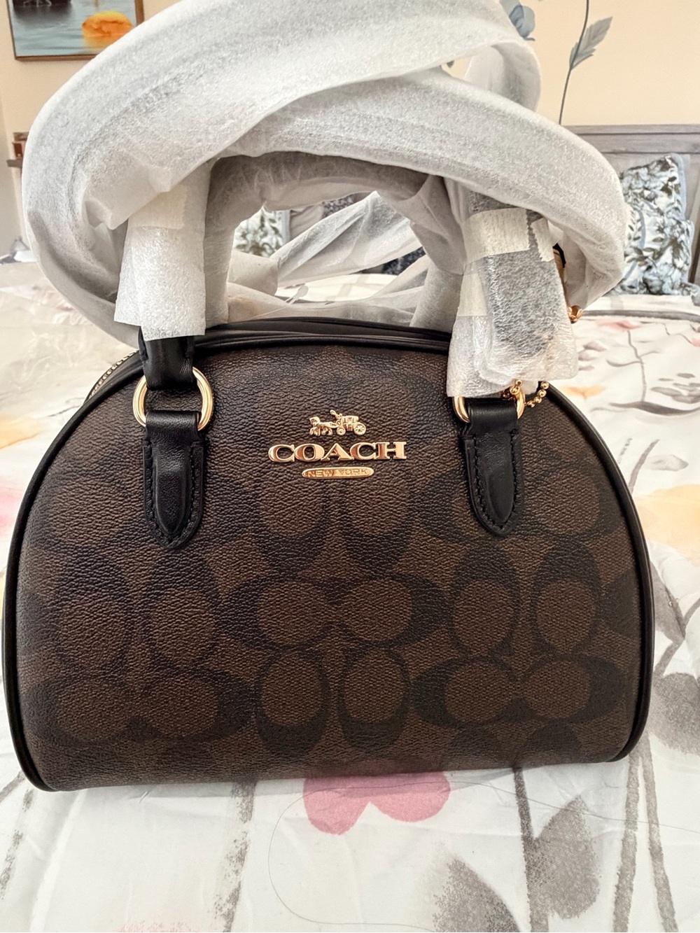 Coach Sydney Signature Dome Satchel
